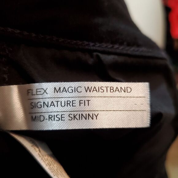 Lane Bryant FLEX MAGIC WAISTBAND SIGNATURE FITMID-RISE SKINNY Size 16 - Picture 5 of 7